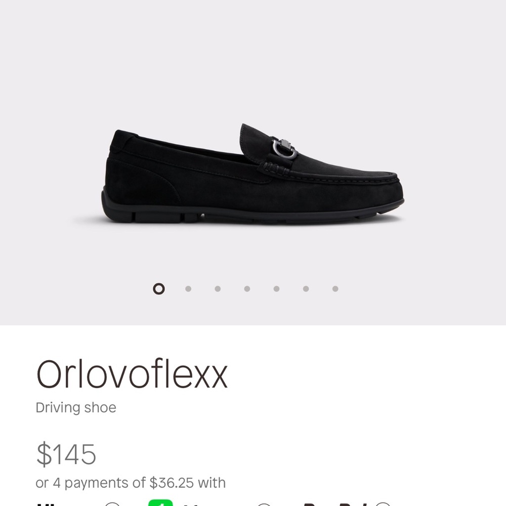Aldo Black Loafers Sleek Slip-On Design